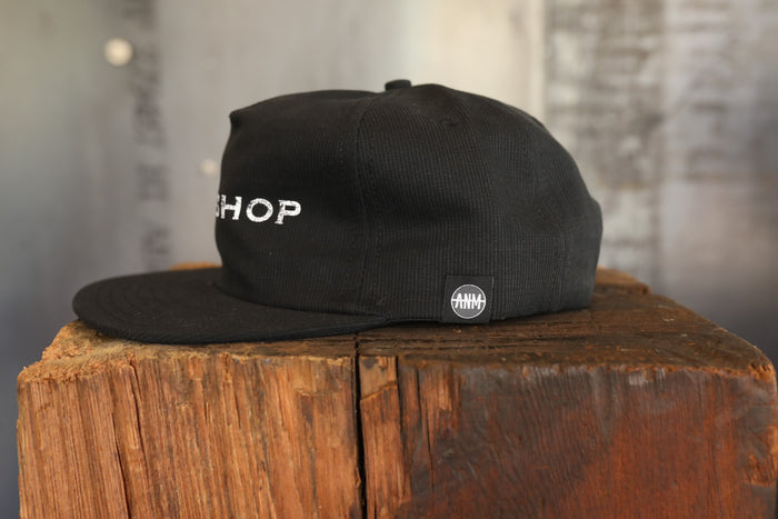 ISP x ANM "Iron Shop" Corduroy Cap- Black