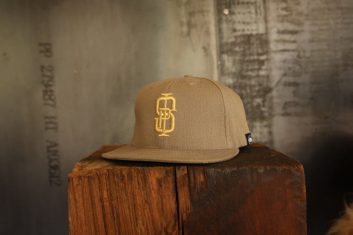 ISP x ANM Snapback Cap-Beige