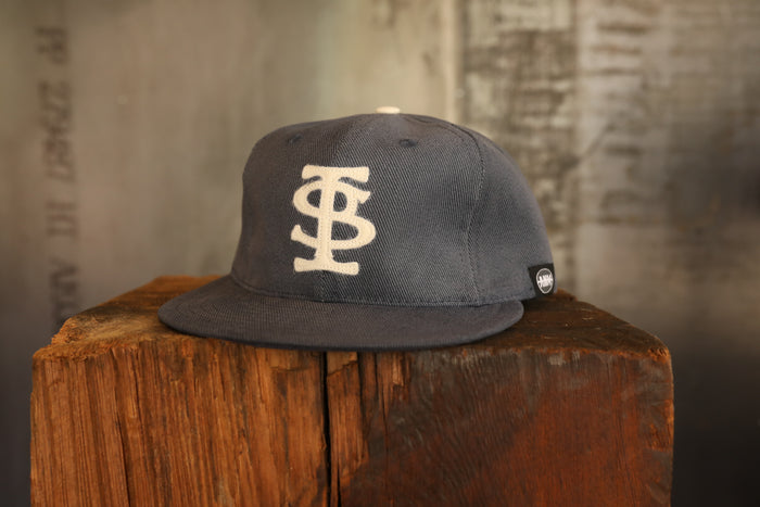 ISP x ANM Vintage Unstructured Twill Cap-Blue