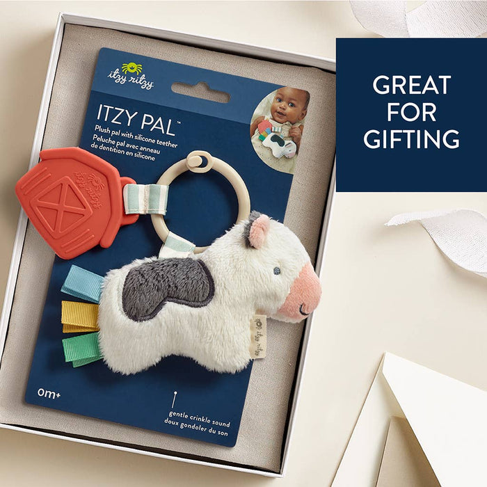 Itzy Pal Cow - Premium teethers from Itzy Ritzy - Just $9.95! Shop now at Pat's Monograms