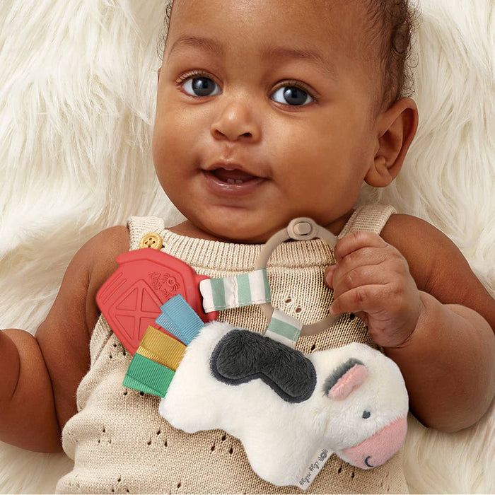 Itzy Pal Cow - Premium teethers from Itzy Ritzy - Just $9.95! Shop now at Pat's Monograms