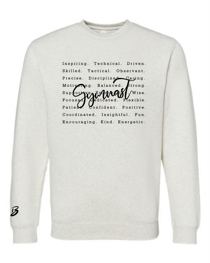 Ivory Heather Crewneck Sweatshirt