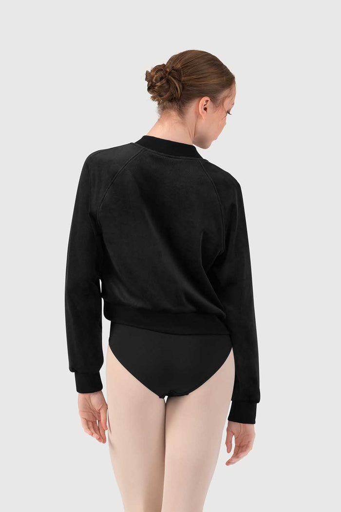 J53001 - Bloch Amanda Womens Velvet Bomber Jacket