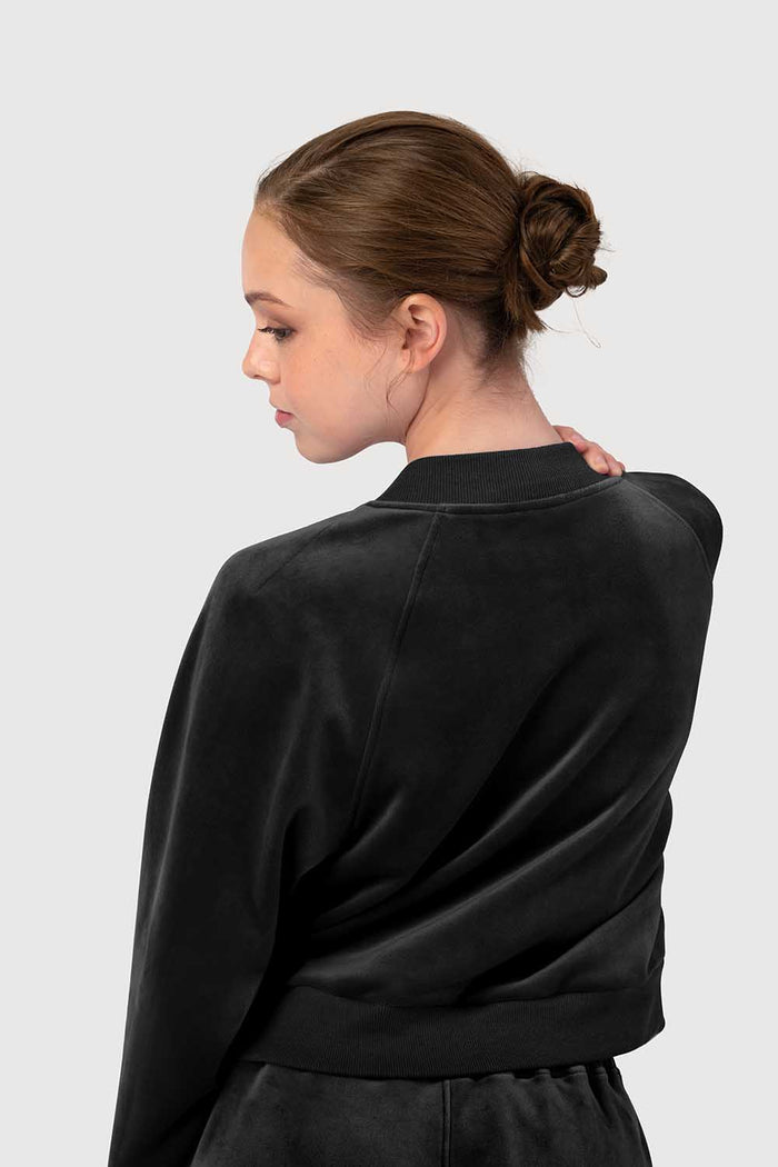 J53001 - Bloch Amanda Womens Velvet Bomber Jacket