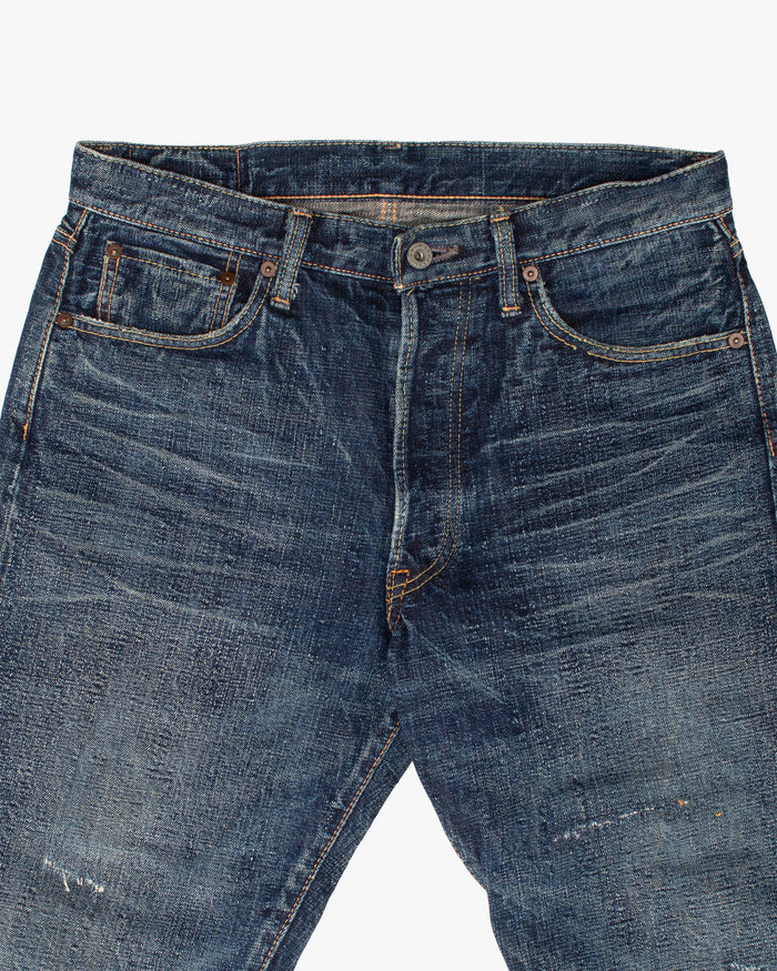 Japanese Repro Denim Jeans, 32, Universal, Textured Wear