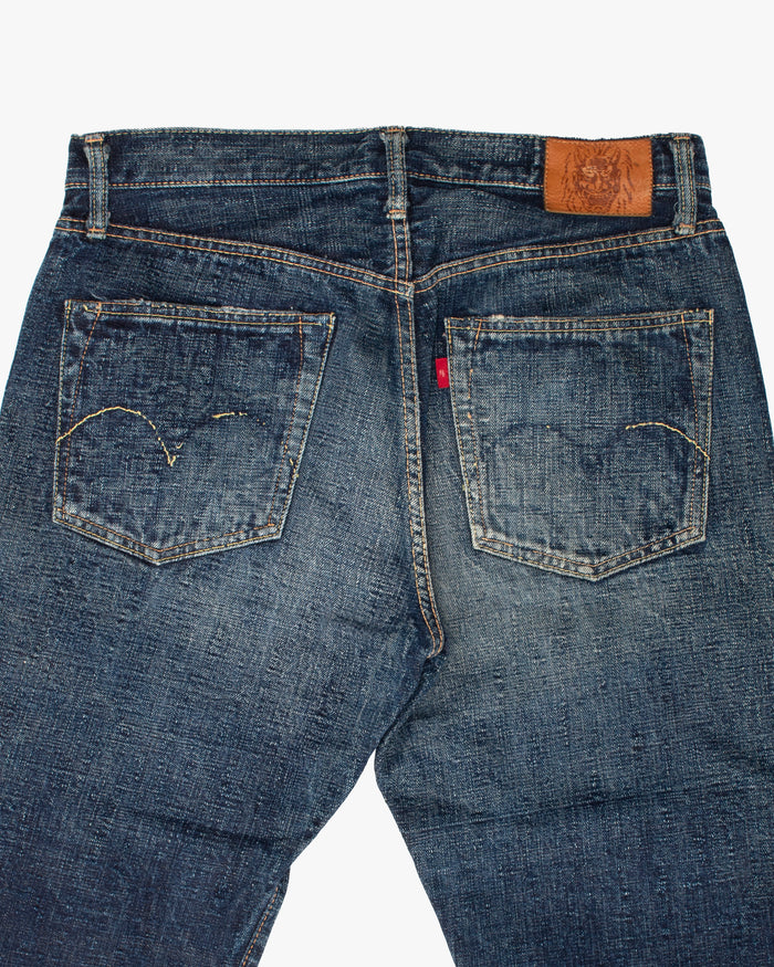 Japanese Repro Denim Jeans, 32, Universal, Textured Wear