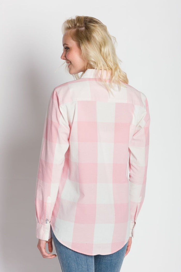 Julie | Women's Long Sleeve Plaid Button Up Shirt