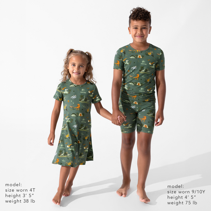 Jurassic Park: Safari Bamboo Girls' Short Sleeve Dress