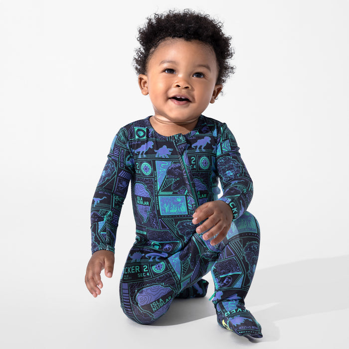 Jurassic Park: Tracker Bamboo Convertible Footie