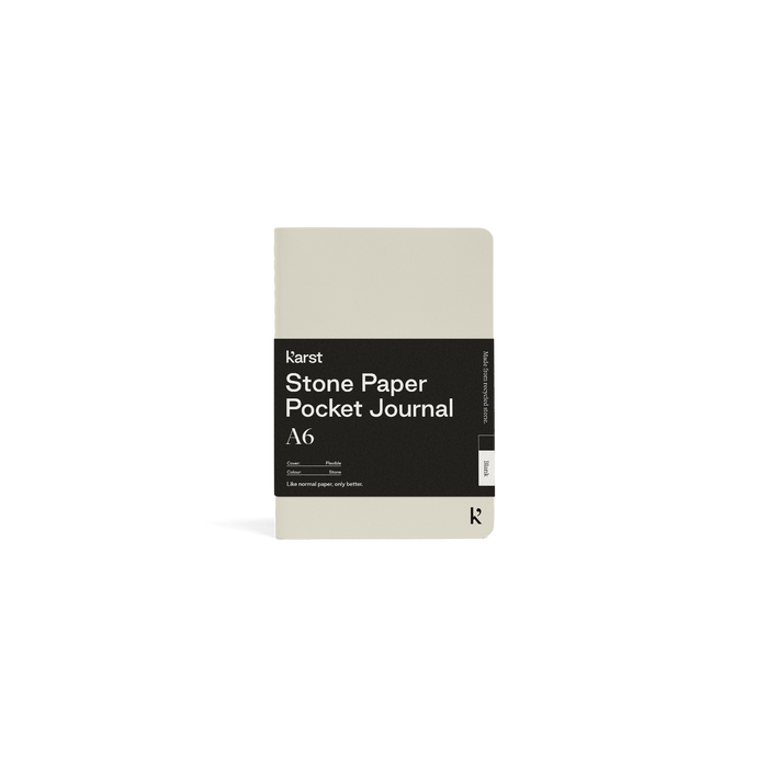 Stone / Blank Custom Karst Stone Paper Pocket Journal - Corporate Gifts