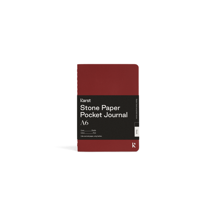 Pinot / Blank Custom Karst Stone Paper Pocket Journal - Corporate Gifts