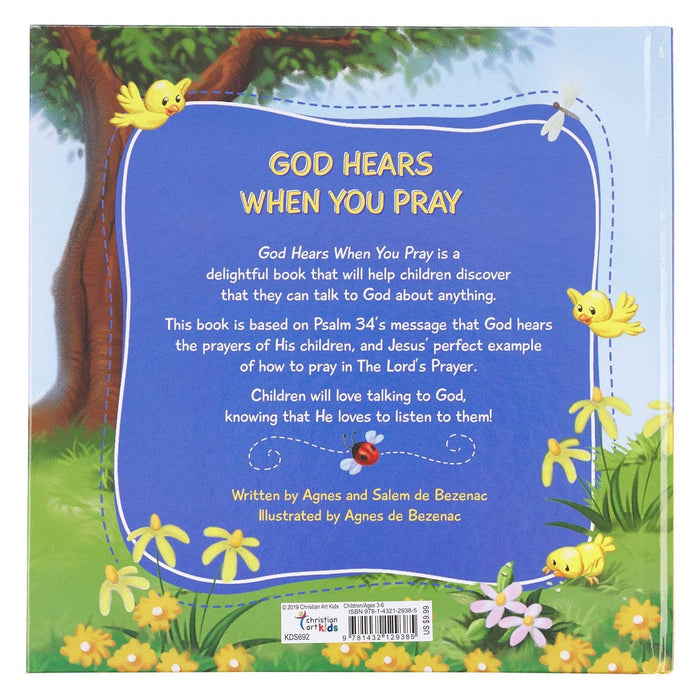 Kid Book God Hears When You Pray Hardcover - Premium Books and Devotionals from Christian Art Gifts - Just $9.95! Shop now at Pat's Monograms