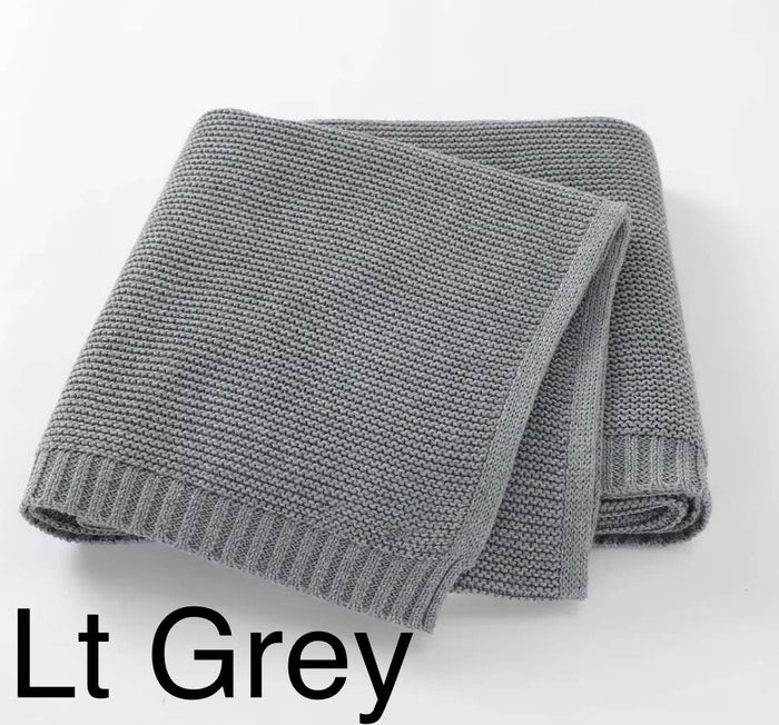 Knitted 100% Cotton Nap Time Blanket - Premium Baby Gift from Zsa Zsa & LoLLi - Just $32.95! Shop now at Pat's Monograms