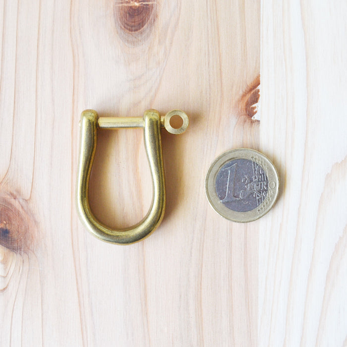 Kobashi Studio BR100l12 Shackle Medium Long - Brass