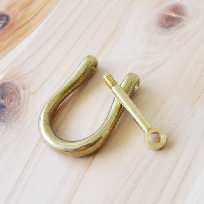 Kobashi Studio BR100l12 Shackle Medium Long - Brass