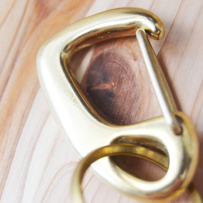 Kobashi Studio BR320 Sand Casted Key Snap - Brass