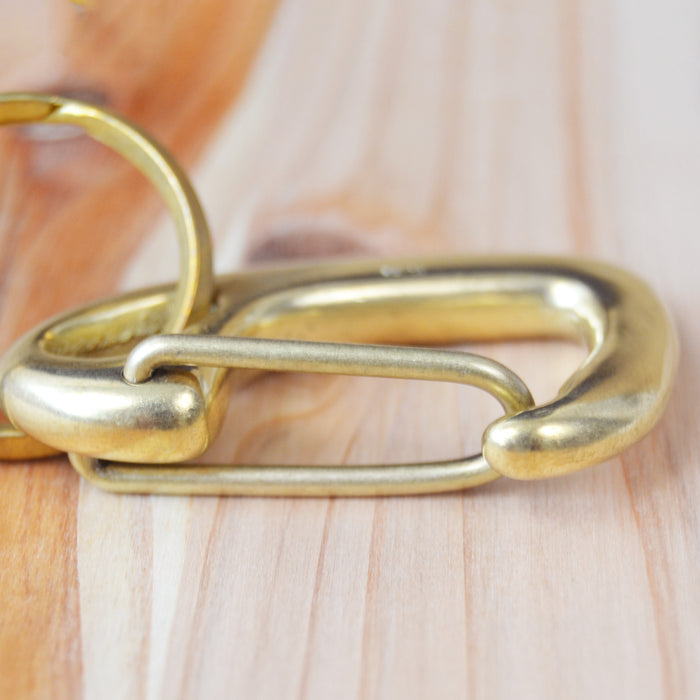Kobashi Studio BR320 Sand Casted Key Snap - Brass