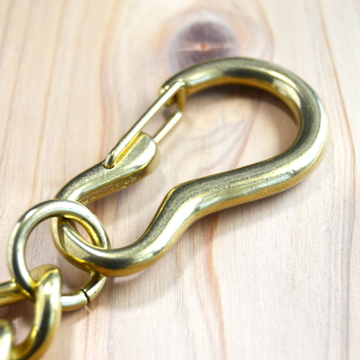 Kobashi Studio BR380GT Karabiner Key Chain Twist - Brass