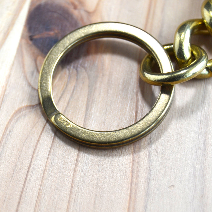 Kobashi Studio BR380GT Karabiner Key Chain Twist - Brass
