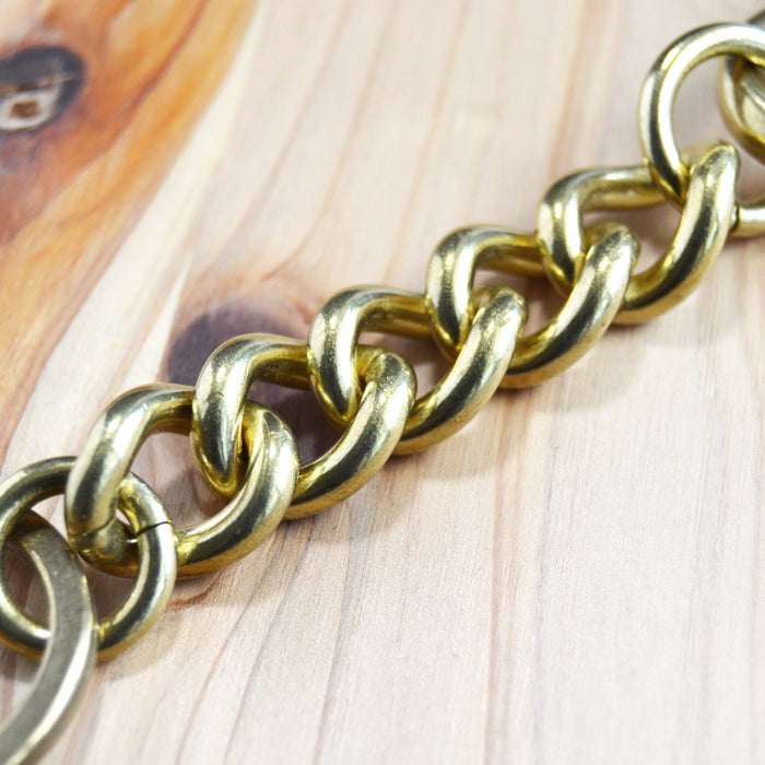 Kobashi Studio BR380GT Karabiner Key Chain Twist - Brass