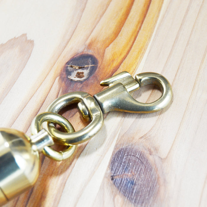 Kobashi Studio BR600 Capsule Key Chain Large - Brass
