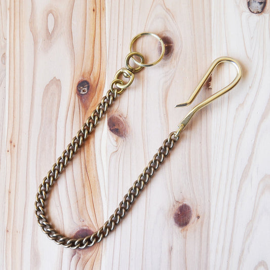 Kobashi Studio BR725CTR Key Chain Twist Rolling Ring Custom - Brass