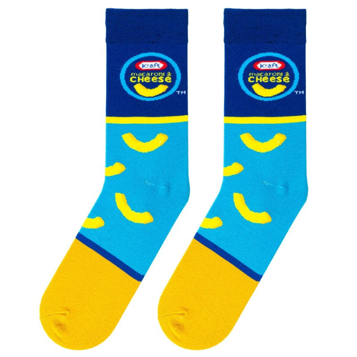 Kraft Macaroni & Cheese Crew Socks - Premium Socks from Crazy Socks - Just $8! Shop now at Pat's Monograms