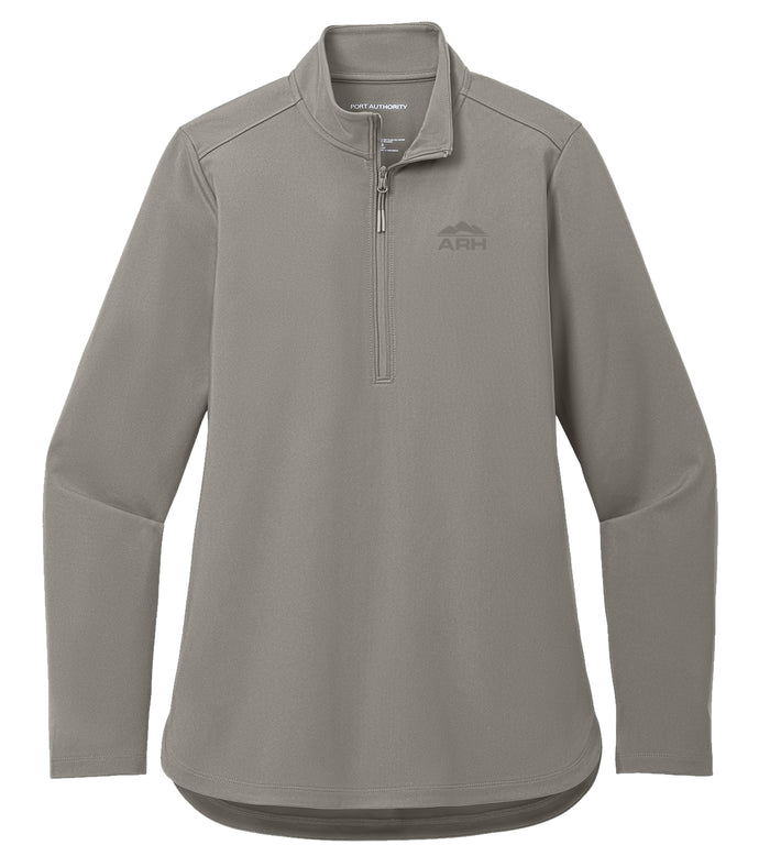 Ladies Double Knit 1/4 Zip