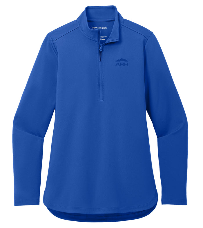Ladies Double Knit 1/4 Zip