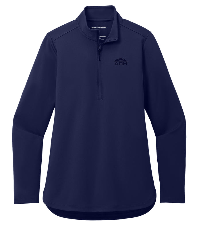 Ladies Double Knit 1/4 Zip