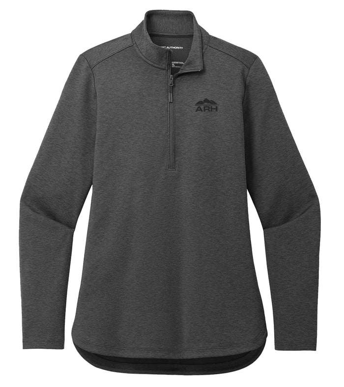 Ladies Double Knit 1/4 Zip