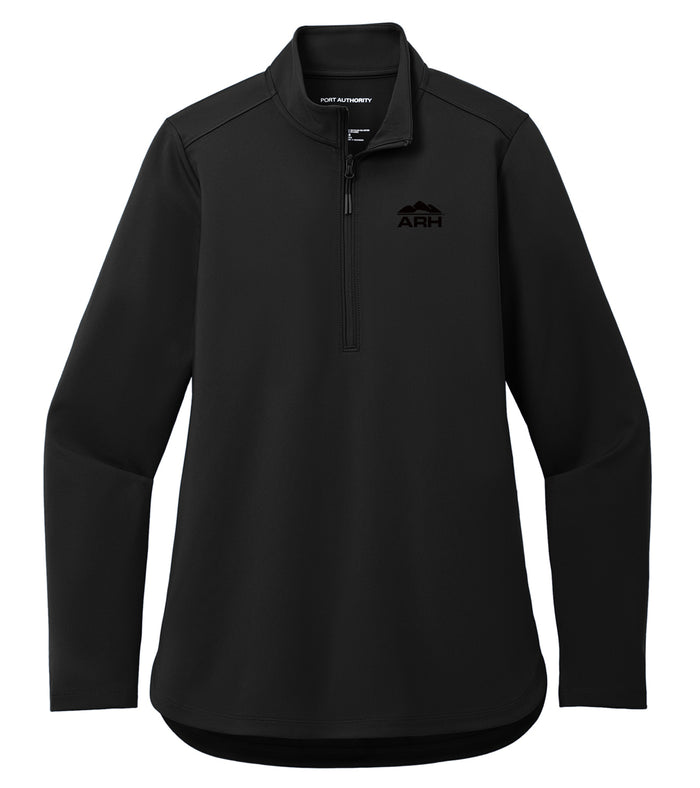 Ladies Double Knit 1/4 Zip