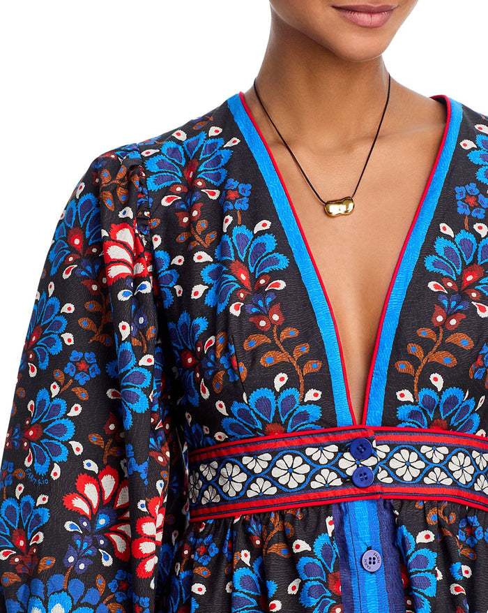 Latina Scarf Black Mini Dress-Dresses-Uniquities