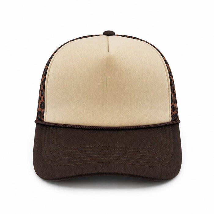 Leopard Pattern Mesh Foam Trucker Hat - Premium Hats & Caps from Hatzzi - Just $13! Shop now at Pat's Monograms