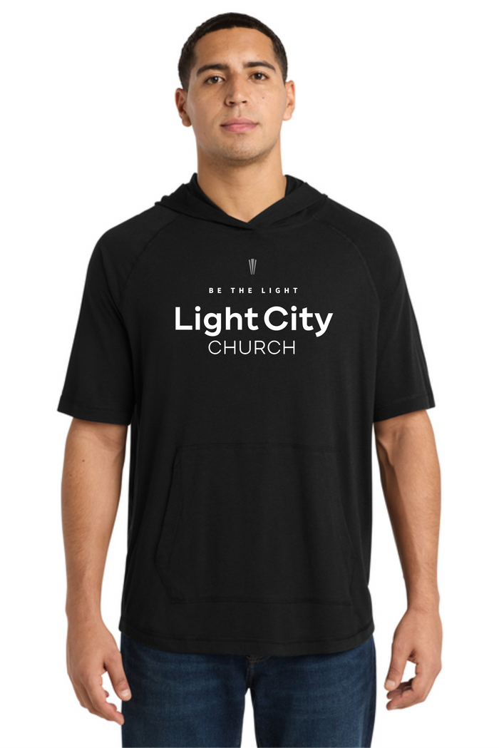 Light City Short Sleeve Tri-Blend Hoodie