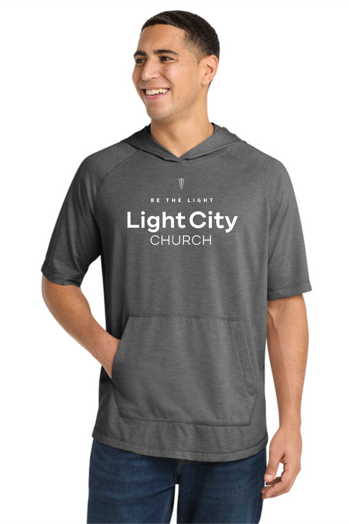 Light City Short Sleeve Tri-Blend Hoodie