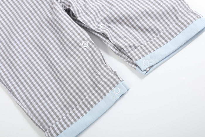 Light Gray Mallard Smocked Overalls - Premium Baby & Toddler Outfits from Lil Cactus - Just $38.95! Shop now at Pat's Monograms