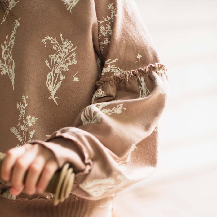 Little Wild Flower Toddler Sweatshirt Set - Premium Baby & Toddler Outfits from Burt's Bees Baby - Just $30! Shop now at Pat's Monograms