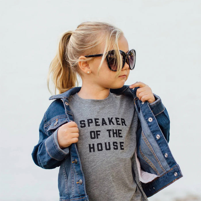 love bubby speaker of the house  t-shirt 6t