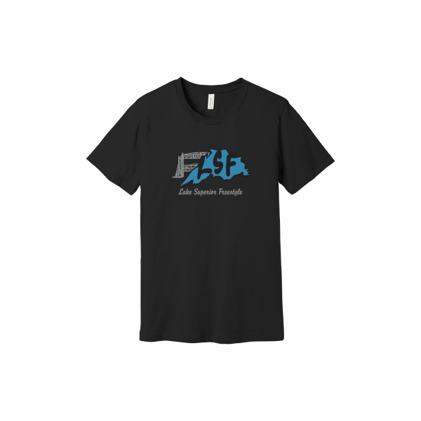 LSF - ADULT BELLA+CANVAS® Unisex Jersey Short Sleeve Tee BC3001 with full front logo