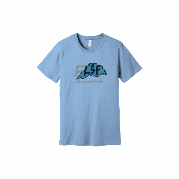 LSF - ADULT BELLA+CANVAS® Unisex Jersey Short Sleeve Tee BC3001 with full front logo