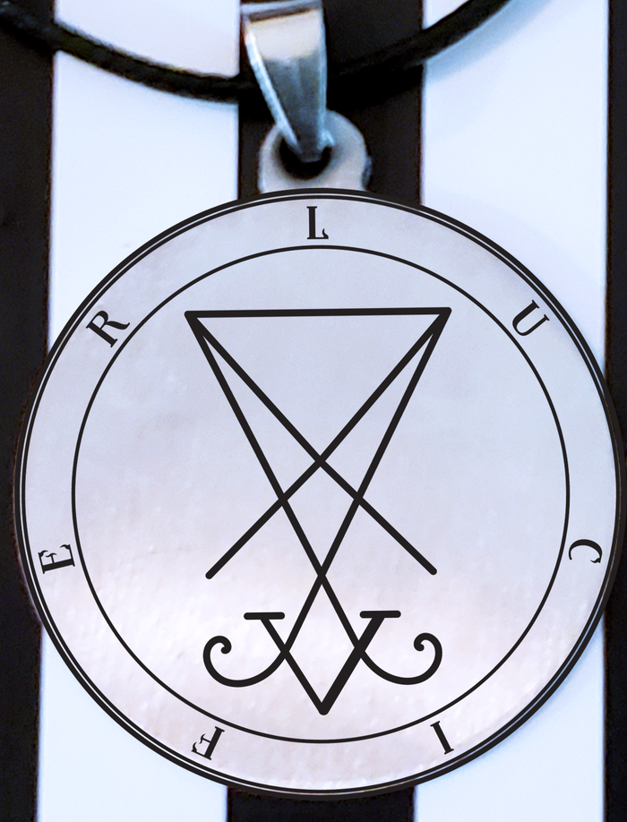 lucifer sigil pendant