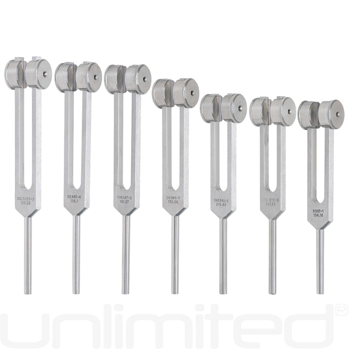 Luminanti Chakra Tuning Fork Set (Weighted)