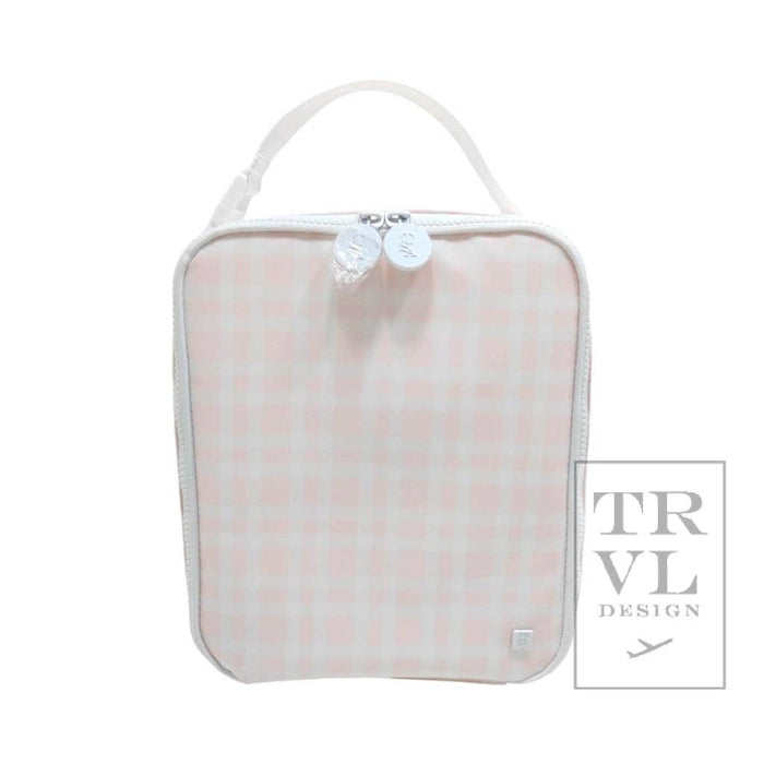 Lunch Box Insulated Lunch Bag - Pimlico Plaid Pink - Premium lunch bag from TRVL Design - Just $40! Shop now at Pat's Monograms