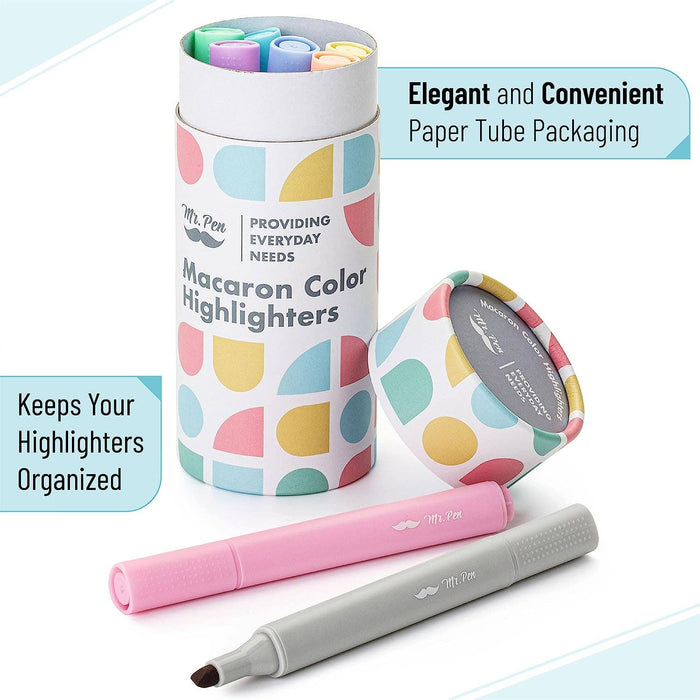 Macaron Color Highlighters - Premium Art supplies from Mr. Pen - Just $6.95! Shop now at Pat's Monograms