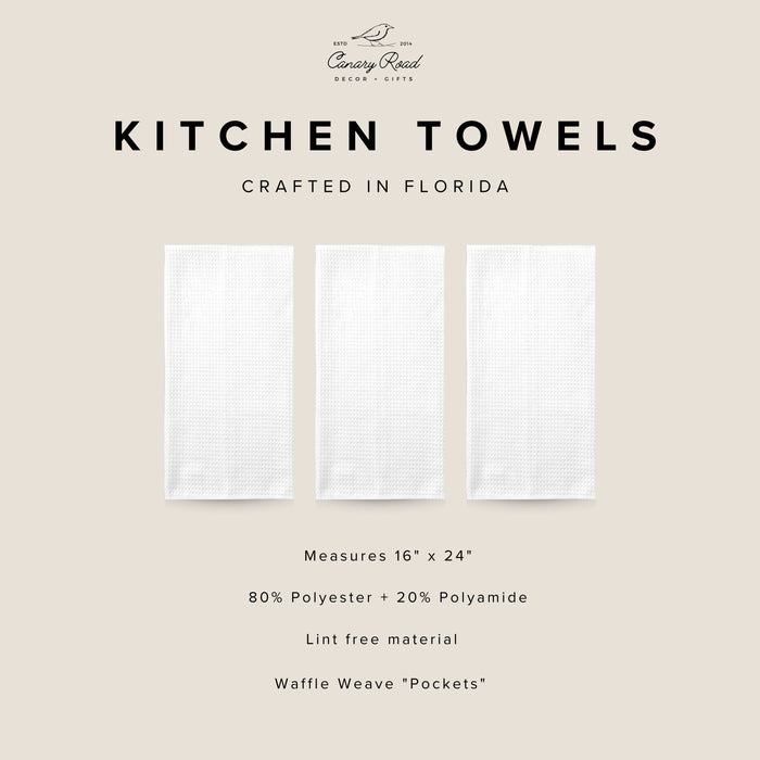 Mahjong Kitchen Towel - MAHJ - Premium Kitchen Towel from Canary Road - Just $15.95! Shop now at Pat's Monograms