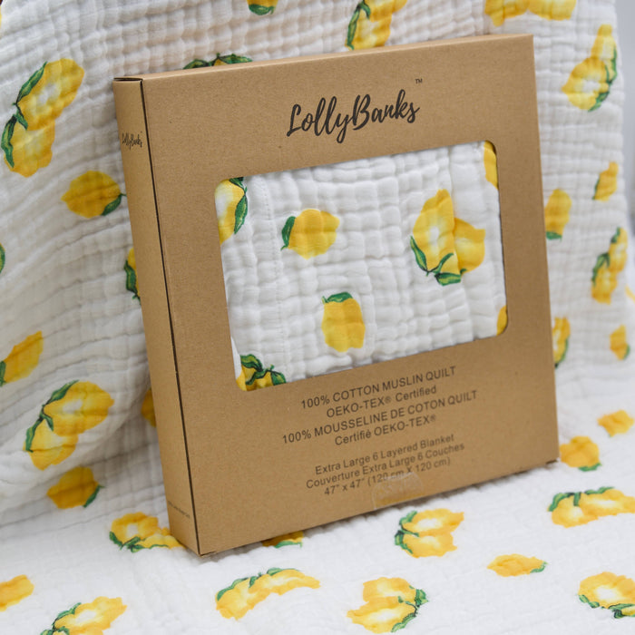 Main Squeeze Baby Todller Muslin Blanket - Premium Swaddle from LollyBanks - Just $29.95! Shop now at Pat's Monograms