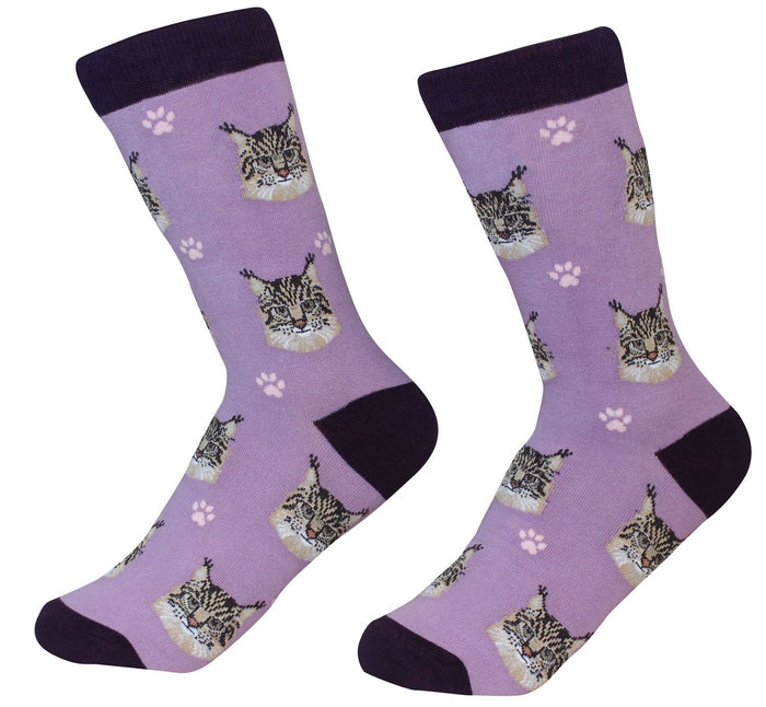 Maine Coon Cat Socks - Premium Socks from Sock Daddy - Just $10.95! Shop now at Pat's Monograms