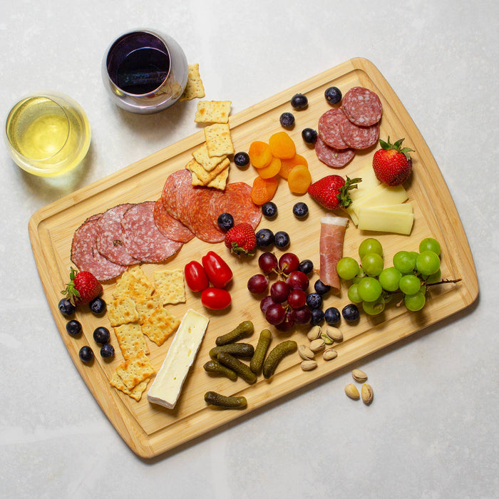 Malibu Groove Bamboo Cutting Board with Juice Groove - Premium Cutting Boards from Totally Bamboo - Just $34.95! Shop now at Pat's Monograms