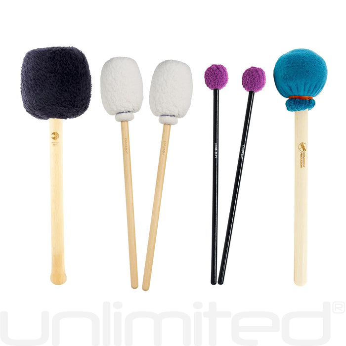 Mallet Set for 36" to 38" Nickel Silver Gongs